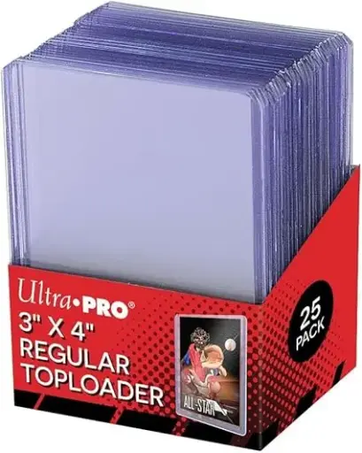 Ultra Pro - Protèges Cartes - Toploader Transparent Regular Ultra Clear 3"x4" Par 25